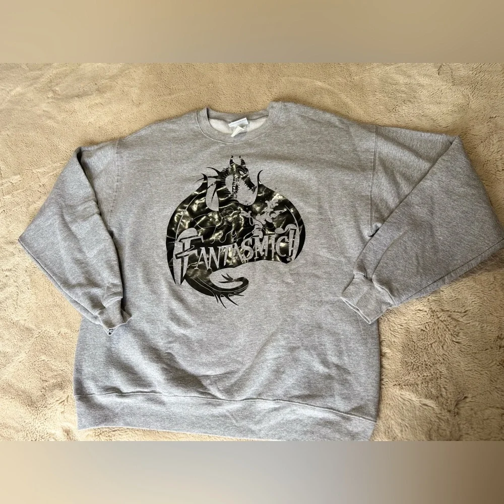 Vintage 90’s Disney Parks Fantasmic Mikey crewneck. Size L - Picture 5 of 7